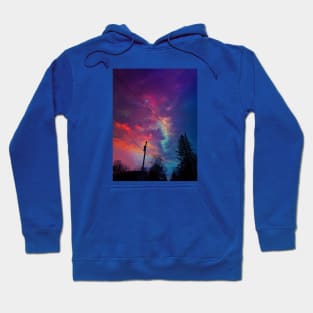 Sunset over the nature Hoodie